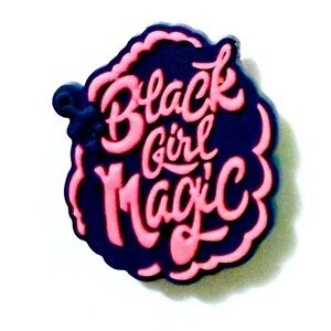 (10 for $10) SALE Black Girl Magic Croc Charm Jibbit Shoe Charm